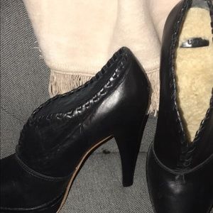 Black heel shoes by ugg